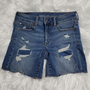 NEW AMERICAN EAGLE DISTRESSED SHORTS DENIM JEANS